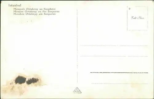 Istanbul Konstantinopel | Constantinople Moschee Ortakeuy am Bosporus 1929