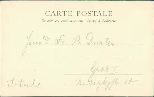 Postcard Monte-Carlo Casino - Saal 1903