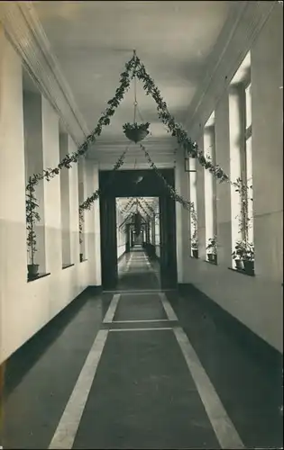 Tournai Dornick  Dornijk Langer Gang Gebäude Innen 1917 Privatfoto