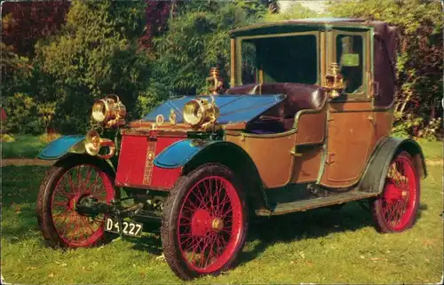 Ansichtskarte  Auto Car 1908 LANCHESTER BRITISH Owner F. W. Hutton-Stott 2010
