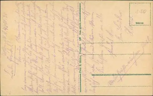 Ansichtskarte Pößneck Strassen Partie am Rathaus, Town Hall Postcard 1920