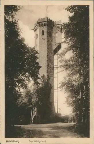 Heidelberg Königstuhl bei Heidelberg Turm Gebäude, Tower Building 1920