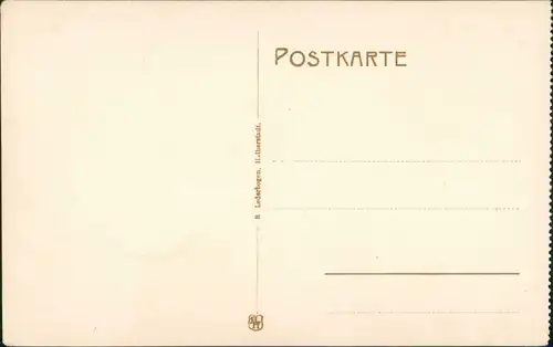 Blankenburg (Harz) Umland-Ansicht Partie am Ziegenkopf mit Turm Gaststätte 1910