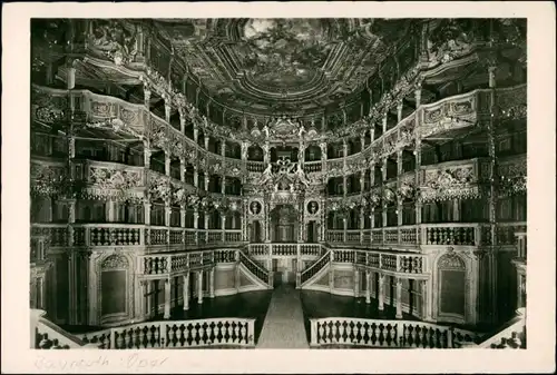 Ansichtskarte Bayreuth Opernhaus - Innen 1932