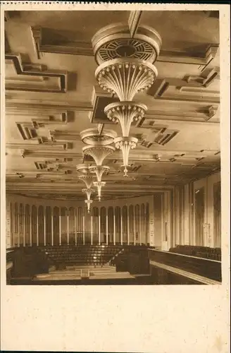 Ansichtskarte Mülheim an der Ruhr Stadthalle - Festsaal 1928
