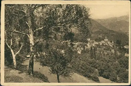 CPA Saint-Savin Le Village vu de la Chapelle de Pletat 1930