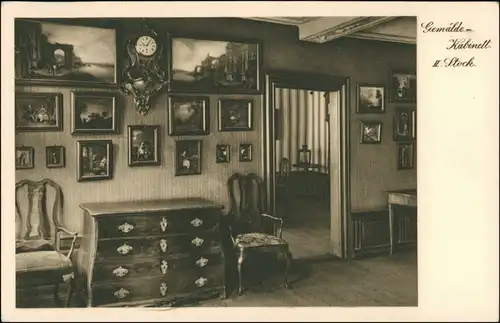 Ansichtskarte Frankfurt am Main Goethehaus - Gemälde Kabinett II. Stock 1926