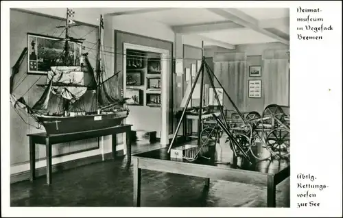 Ansichtskarte Vegesack-Bremen Heimatmuseum - Schiffe 1959