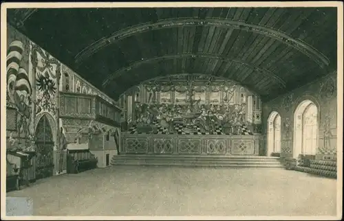 Ansichtskarte Wasserburg am Inn Wasserburg a. Inn Rathaussaal 1934