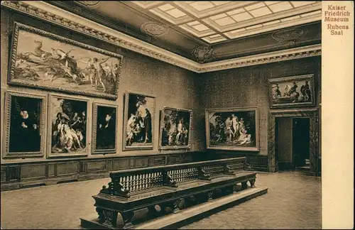 Ansichtskarte München Kaiser Freidrich Museum - Rubens Saal 1914