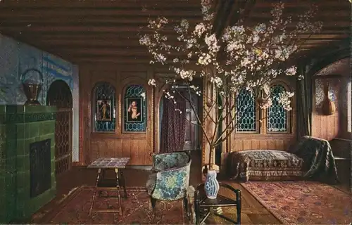 Ansichtskarte Eisenach Wartburg - Ritterhaus - Saal Kommandanten Wohnung 1914