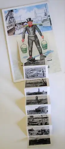 Ansichtskarte Hamburg Hafen, Leporello 1965 Leporello