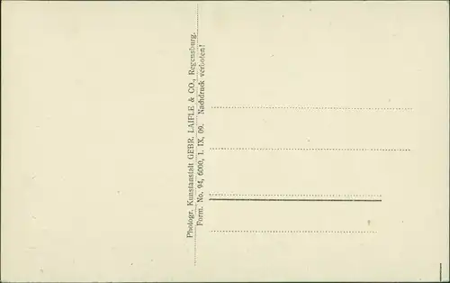 Ansichtskarte Donaustauf Walhalla - Inneres 1928