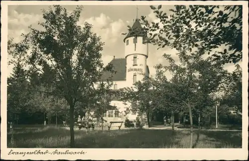 Postcard Franzensbad Františkovy Lázně Dankwarte - Straßenpartie 1940