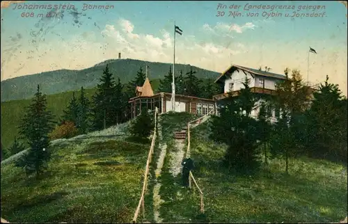 Postcard Krombach Krompach Johannisstein, Restauration 1912