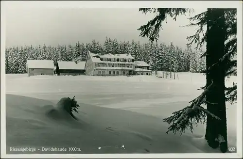 Spindlermühle Špindlerův Mlýn | Spindelmühle Davidsbaude im Winter 1930