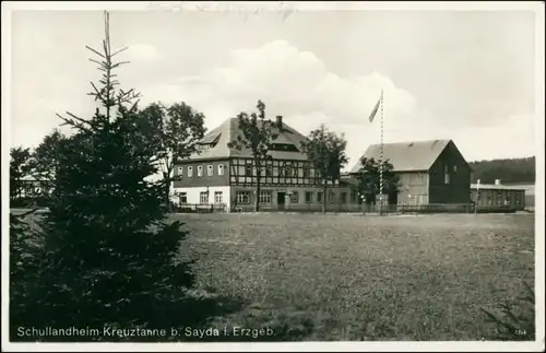 Ansichtskarte Sayda Schullandheim Kreuztanne 1934