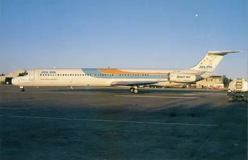 San Juan Flugzeug Douglas DC-9-82 PJ-SEF c/n 49123 ALM Antillean Airlines 1985