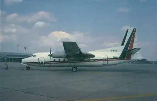 PropellerFlugzeug F 27 Friendship - Fokkers Turboprop (F-BIUK) 1985