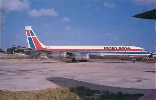 Miami Flugzeug Boeing B.707-399C HI-442 c/n 19767 of DOMINICANA 1984