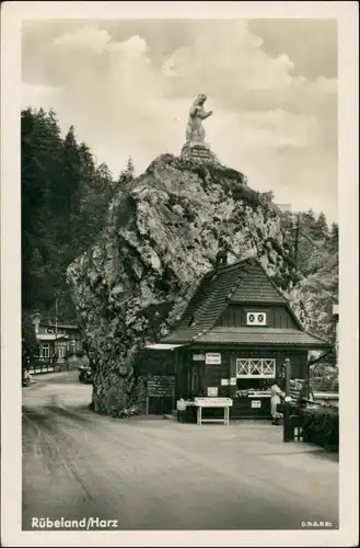 Ansichtskarte Rübeland Straßenpartie - Kiosk 1957