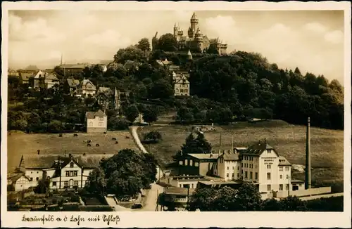 Ansichtskarte Braunfels (Lahn) Straße, Schloß Brauerei 1931