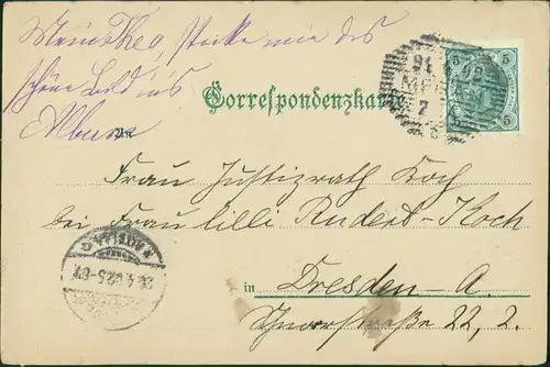 Cartoline Meran Merano Anlagen an der Passer 1904
