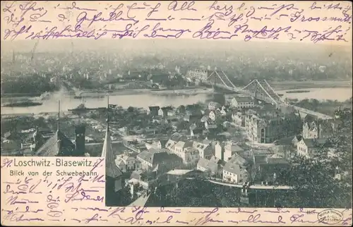 Ansichtskarte Blasewitz-Dresden Straßen - Loschwitz Blasewitz 1905