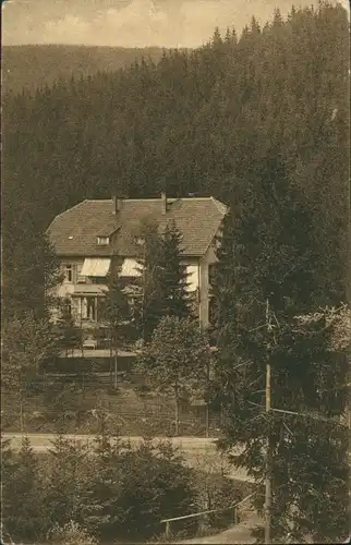 Ansichtskarte Oberbärenburg-Altenberg (Erzgebirge) Haus Waldeck 1926