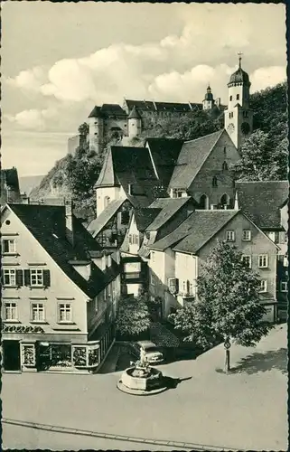 Ansichtskarte Heidenheim an der Brenz Michaelskirche und Schloss 1966