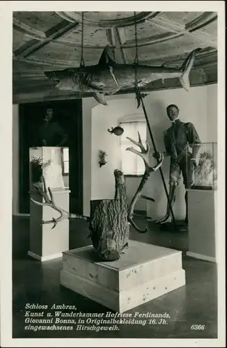 Ansichtskarte Amras-Innsbruck Schloss Ambras - Ausstellung 1930