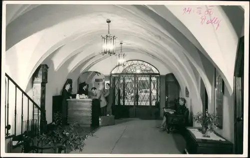 Foto Villach Hotels Rezeption 1956 Privatfoto