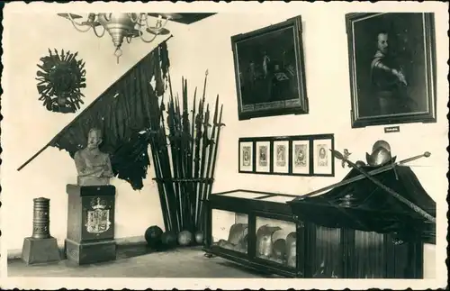 Postcard Eger Cheb Rüstsaal - Museum 1930
