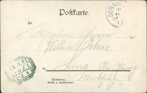 Ansichtskarte Donaustauf Walhalla - Inneres 1901