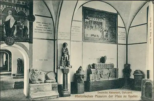 Ansichtskarte Speyer Historisches Museum - Deutsche Kaiserzeit 1913