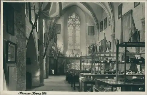 Ansichtskarte Krems (Donau) Museum - Saal 1929