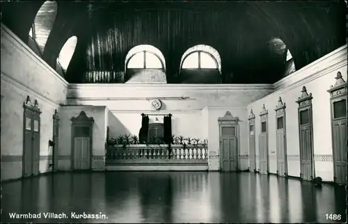 Ansichtskarte Villach Kurbassin 1965