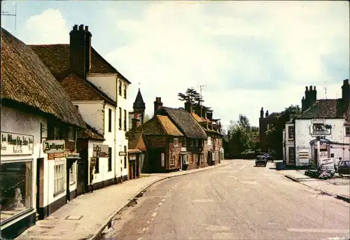 Hungerford The Antique Shops Street View Hungerford Berkshire 1972