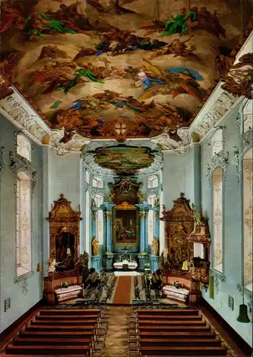 Ansichtskarte Bad Mergentheim Schloßkirche - Innen 1992