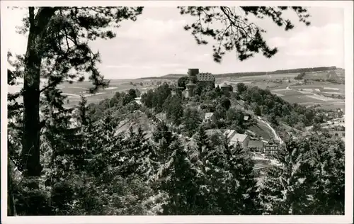 Ansichtskarte Trendelburg Burg Trendelburg Fernansicht Region Hofgeismar 1955