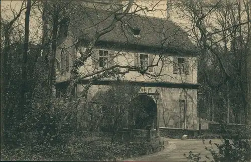 Ansichtskarte Heidelberg Stadtteilansicht Partie am Brückenhaus 1910/1906
