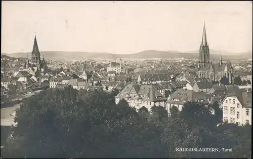Ansichtskarte Kaiserslautern Stadt - Fabriken 1927
