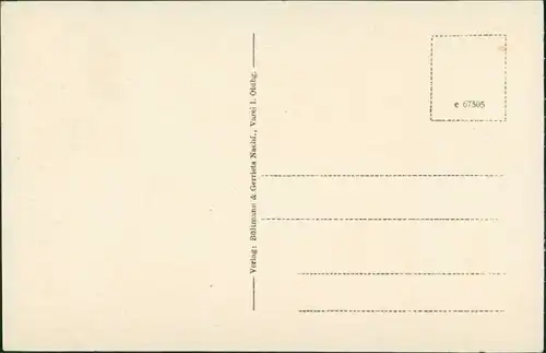 Ansichtskarte Varel Urwald - Jagdhütte 1928