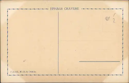 Künstlerkarte "Ewig Dein" Künstler A. Ribano, Art Postcard 1920