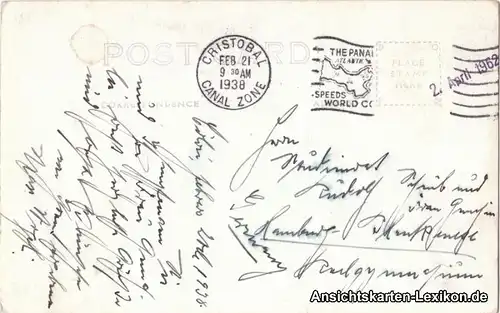 Postcard Arraijan Arraiján Main Street in Arrijan 1938