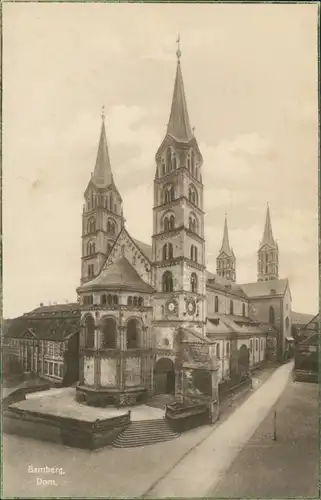 Ansichtskarte Bamberg Partie am Dom 1928