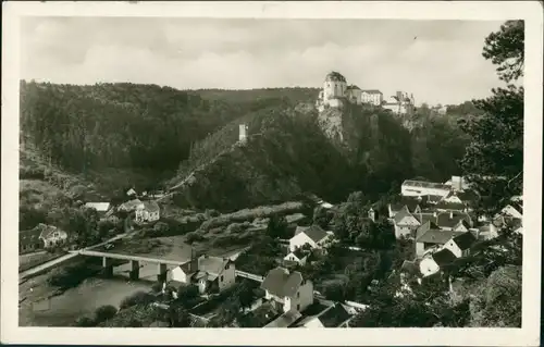 Frain an der Thaya Vranov nad Dyjí Vranov nad Dyji  Vogelschauperspektive 1950