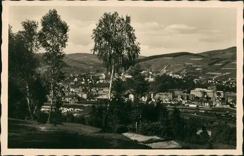 Postcard Wesetin Vsetín | Settein Panorama Gesamtansicht 1945