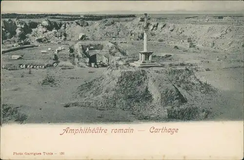 Karthago Amphitheatre romain Carthage/Historische Bauwerke  1900