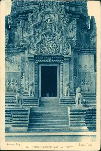 Angkor Religion/Kirche - Tempel Temple Angkor-Vat Kambodscha 1920